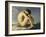 Jeune homme nu assis au bord de la mer - Etude-Hippolyte Flandrin-Framed Giclee Print