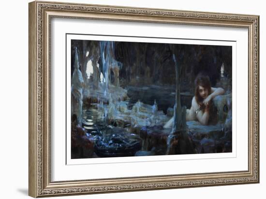 Jeune Naiade-Paul Emile Chabas-Framed Art Print