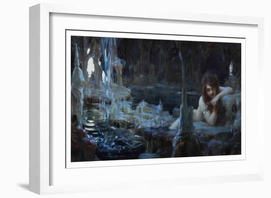 Jeune Naiade-Paul Emile Chabas-Framed Art Print