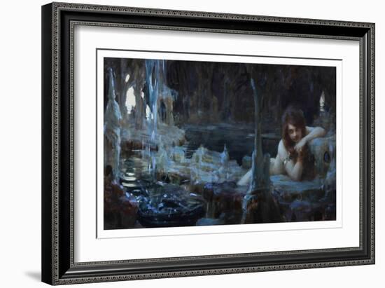 Jeune Naiade-Paul Emile Chabas-Framed Art Print