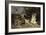 Jeune tigre jouant avec sa mère-Eugene Delacroix-Framed Premium Giclee Print