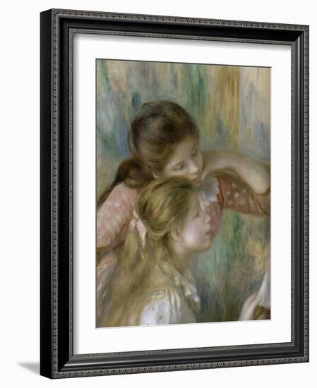 Jeunes filles au piano-Pierre-Auguste Renoir-Framed Giclee Print