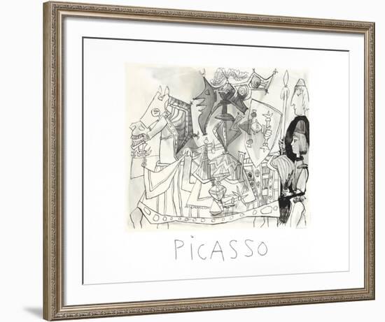 Jeux de Pages-Pablo Picasso-Framed Collectable Print