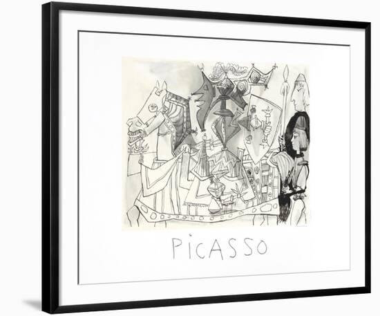 Jeux de Pages-Pablo Picasso-Framed Collectable Print