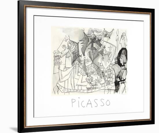 Jeux de Pages-Pablo Picasso-Framed Collectable Print