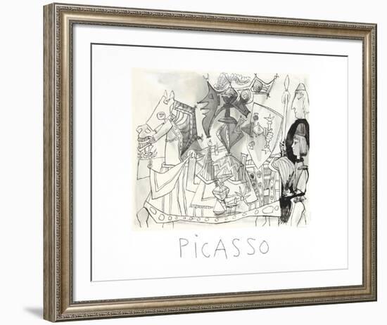 Jeux de Pages-Pablo Picasso-Framed Collectable Print