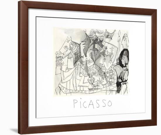 Jeux de Pages-Pablo Picasso-Framed Collectable Print