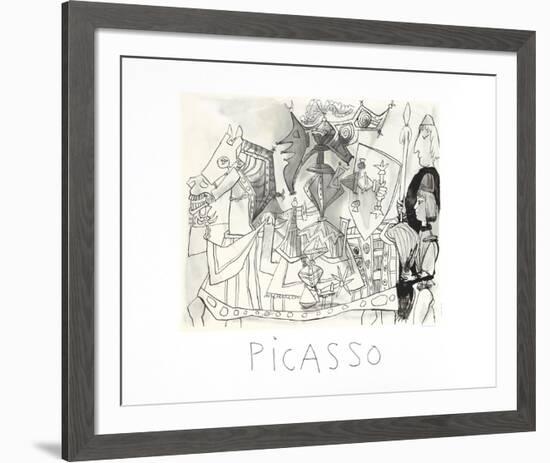 Jeux de Pages-Pablo Picasso-Framed Collectable Print