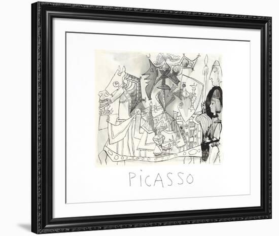 Jeux de Pages-Pablo Picasso-Framed Collectable Print