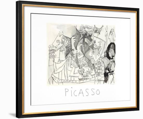 Jeux de Pages-Pablo Picasso-Framed Collectable Print