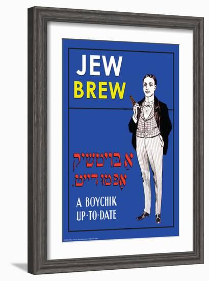 Jew Brew Beer-null-Framed Art Print