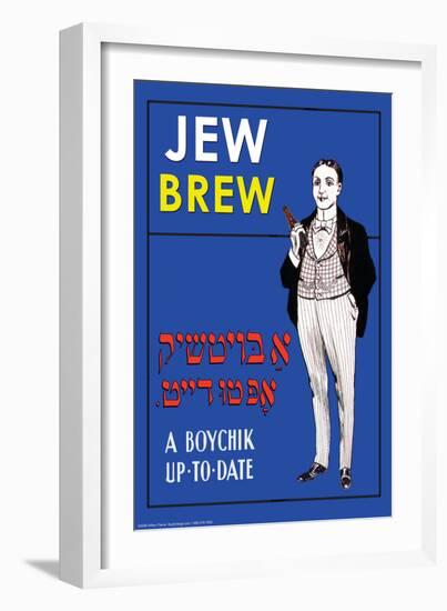 Jew Brew Beer-null-Framed Art Print