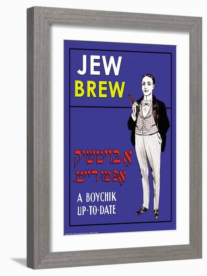 Jew Brew Beer-null-Framed Art Print