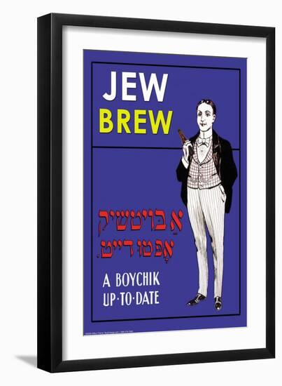 Jew Brew Beer-null-Framed Art Print