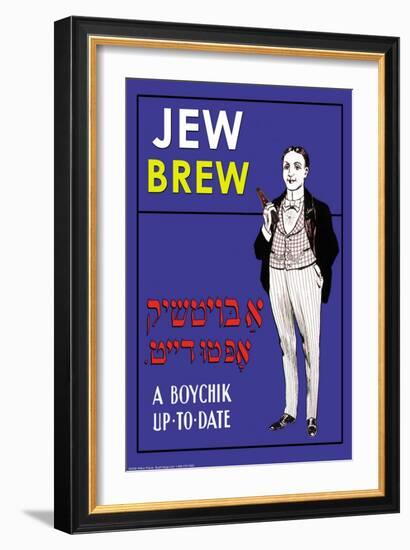 Jew Brew Beer-null-Framed Art Print