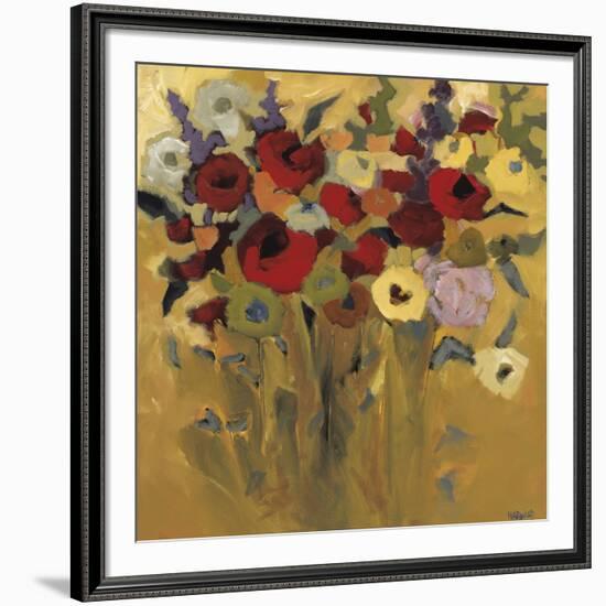 Jewel Bouquet-Jennifer Harwood-Framed Art Print