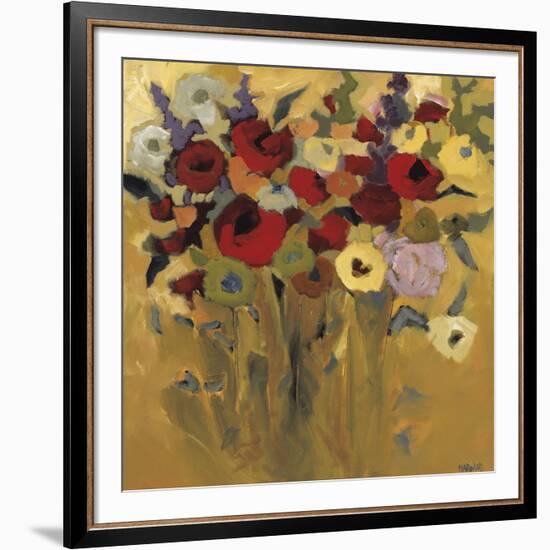 Jewel Bouquet-Jennifer Harwood-Framed Art Print