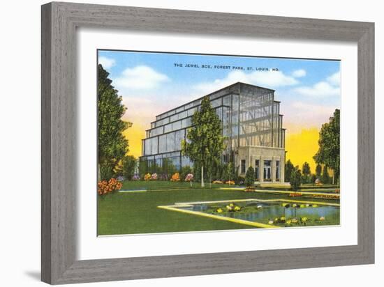 Jewel Box, Forest Park, St. Louis, Missouri-null-Framed Art Print