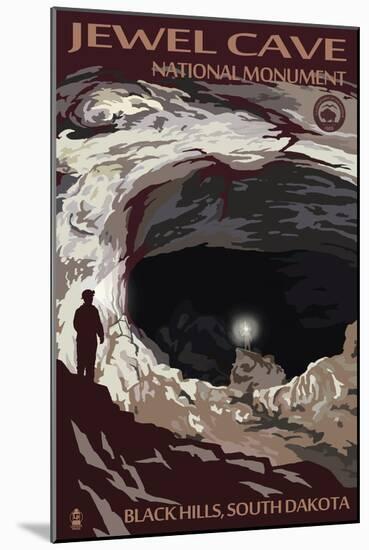 Jewel Cave National Monument - Black Hills, South Dakota-Lantern Press-Mounted Art Print