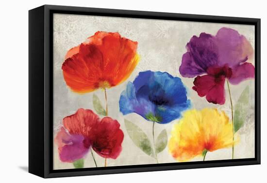 Jewel Florals-Anna Polanski-Framed Stretched Canvas