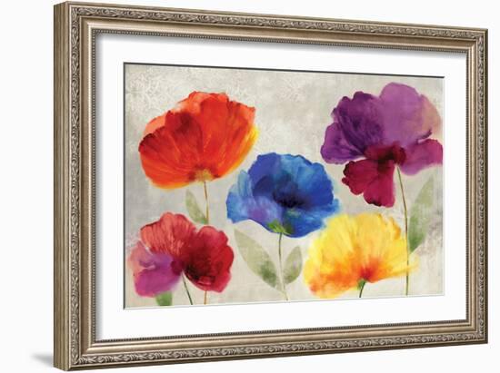 Jewel Florals-Anna Polanski-Framed Art Print