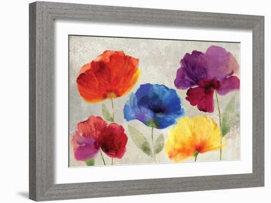 Jewel Florals-Anna Polanski-Framed Art Print