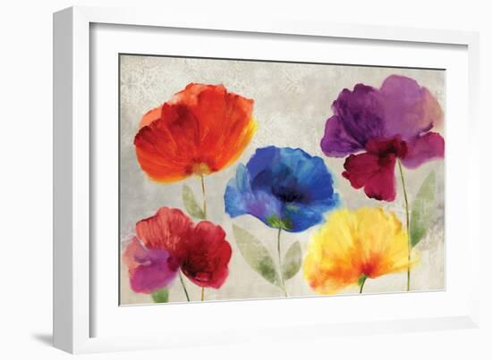 Jewel Florals-Anna Polanski-Framed Art Print