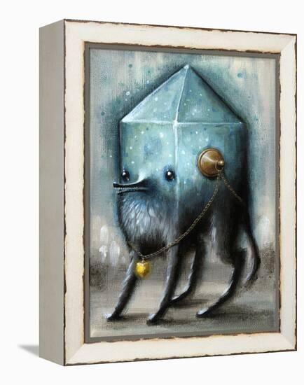 Jewel Hound Blue-Jason Limon-Framed Premier Image Canvas