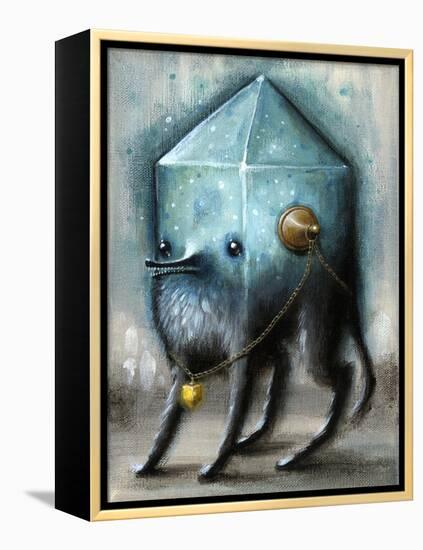 Jewel Hound Blue-Jason Limon-Framed Premier Image Canvas