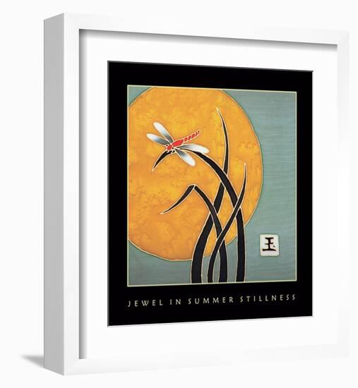 Jewel In Summer Stillness 1-Sybil Shane-Framed Art Print