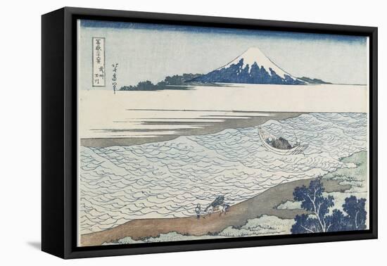 Jewel River in Musashi Province, 1831-1834-Katsushika Hokusai-Framed Premier Image Canvas