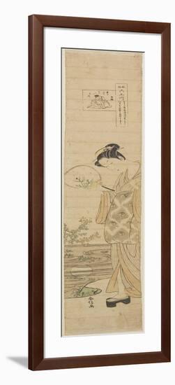 Jewel River of Noji, Mid 18th Century-Suzuki Harunobu-Framed Giclee Print