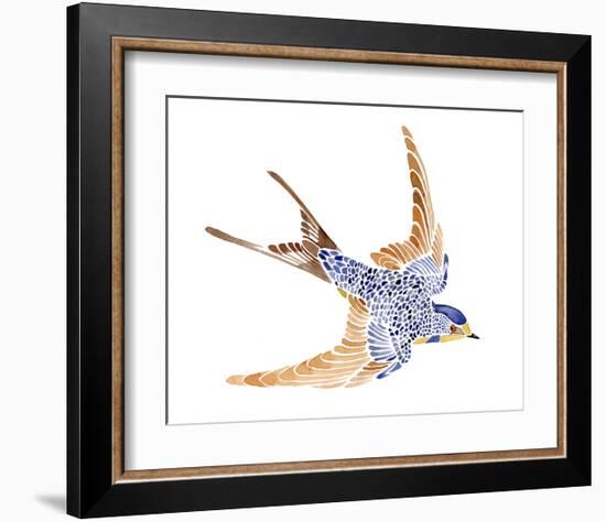 Jeweled Barn Swallow I-Jacob Green-Framed Art Print