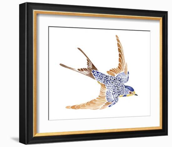 Jeweled Barn Swallow I-Jacob Green-Framed Art Print