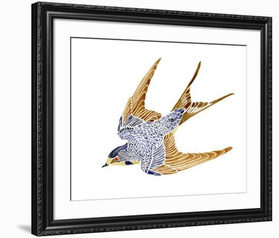 Jeweled Barn Swallow II-Jacob Green-Framed Art Print