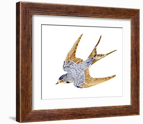 Jeweled Barn Swallow II-Jacob Green-Framed Art Print