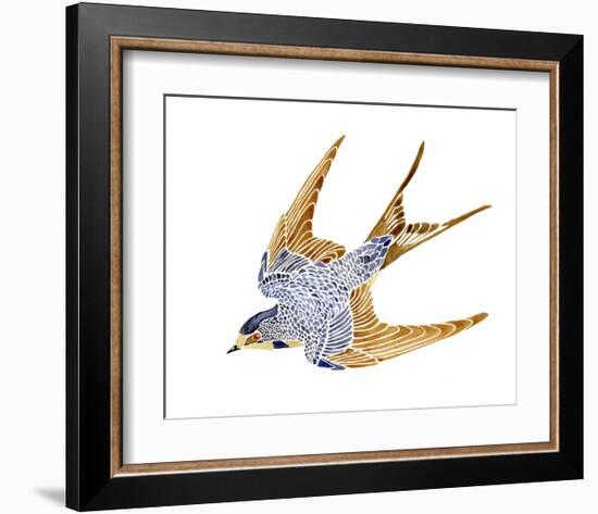 Jeweled Barn Swallow II-Jacob Green-Framed Art Print