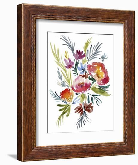 Jeweled Bouquet II-Jennifer Goldberger-Framed Premium Giclee Print