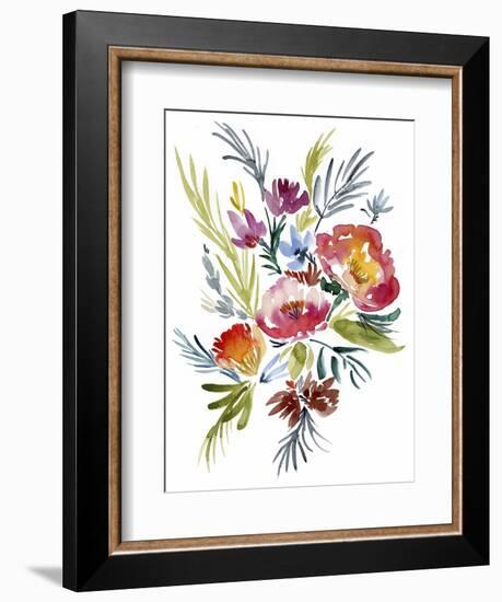 Jeweled Bouquet II-Jennifer Goldberger-Framed Premium Giclee Print