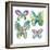 Jeweled Butterflies I-Chariklia Zarris-Framed Art Print