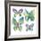 Jeweled Butterflies I-Chariklia Zarris-Framed Art Print