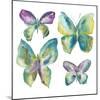 Jeweled Butterflies I-Chariklia Zarris-Mounted Art Print