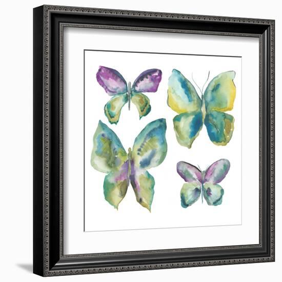 Jeweled Butterflies I-Chariklia Zarris-Framed Art Print