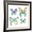 Jeweled Butterflies II-Chariklia Zarris-Framed Art Print