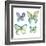 Jeweled Butterflies II-Chariklia Zarris-Framed Art Print