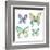 Jeweled Butterflies II-Chariklia Zarris-Framed Art Print