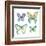 Jeweled Butterflies II-Chariklia Zarris-Framed Art Print