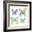 Jeweled Butterflies II-Chariklia Zarris-Framed Art Print