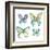 Jeweled Butterflies II-Chariklia Zarris-Framed Art Print