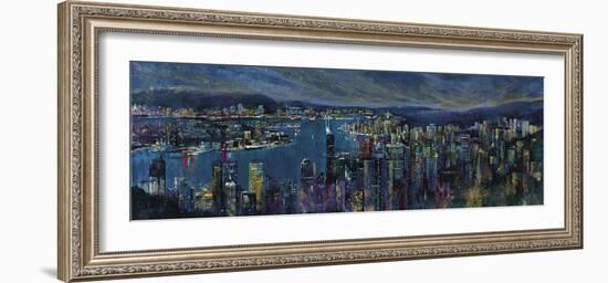 Jeweled City-Georgie-Framed Giclee Print